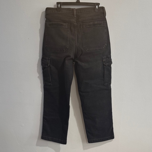 Hollister Men's Washed Black baggy Cargo Jeans size 30 - Picture 3 of 6